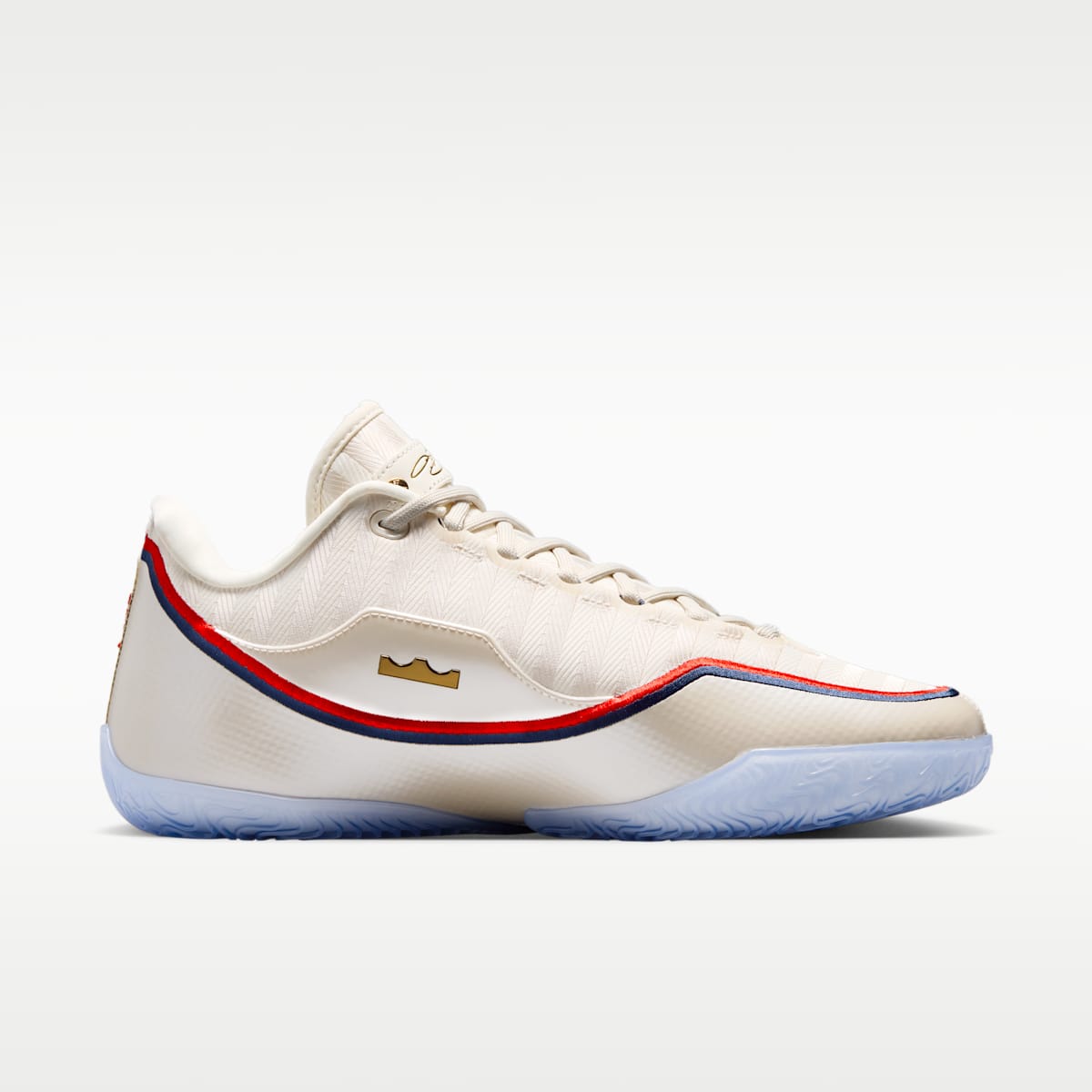 LeBron XXIII "Old Glory" Basketball Shoes - Pale Ivory/University Red/Midnight Navy/Metallic Gold - Image 3