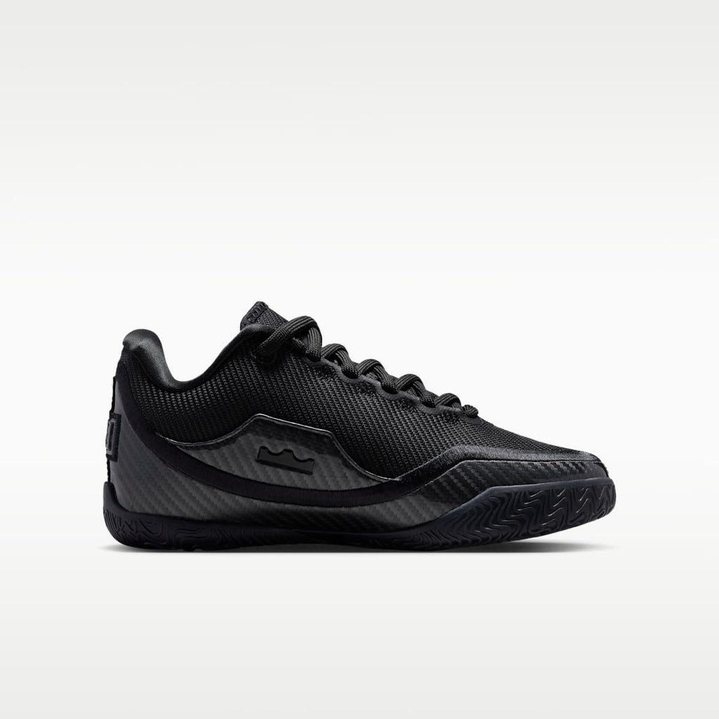 LeBron XXIII "Masked Menace" Big Kids' Basketball Shoe - Black/Black/Black - Image 3