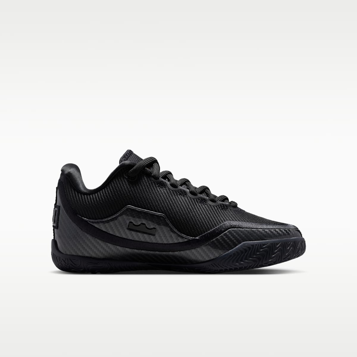 LeBron XXIII "Masked Menace" Big Kids' Basketball Shoe - Black/Black/Black - Image 3