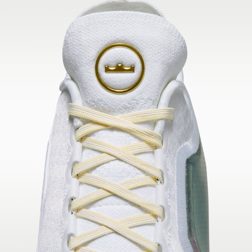 LeBron XXIII Elite "For the Record" Basketball Shoes - White/White/Black - Image 9
