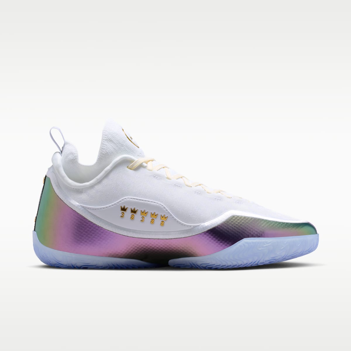LeBron XXIII Elite "For the Record" Basketball Shoes - White/White/Black - Image 3