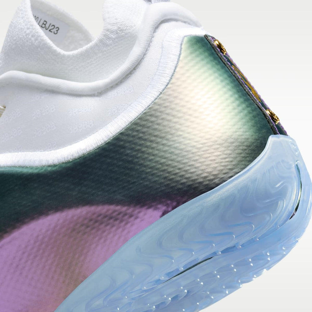 LeBron XXIII Elite "For the Record" Basketball Shoes - White/White/Black - Image 8