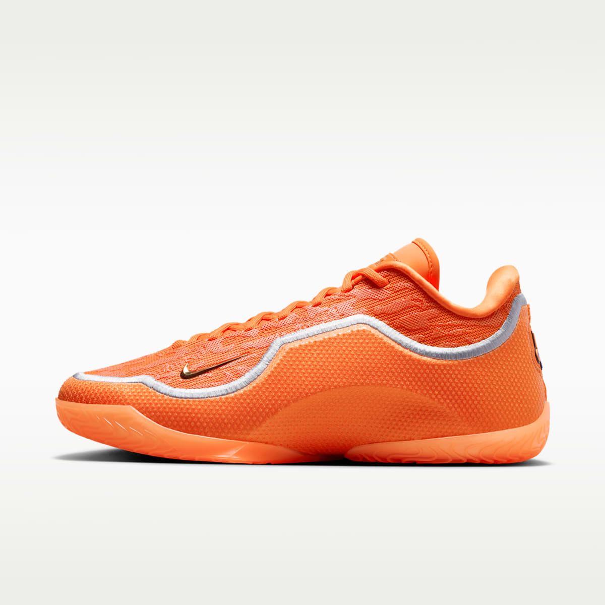 LeBron XXIII "Shoe Bag" Basketball Shoes - Safety Orange/Metallic Gold/Wolf Grey - Image 1