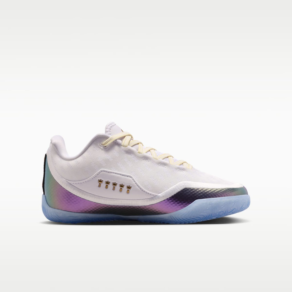 LeBron XXIII "For The Record" Big Kids' Basketball Shoes - White/White/Black - Image 3