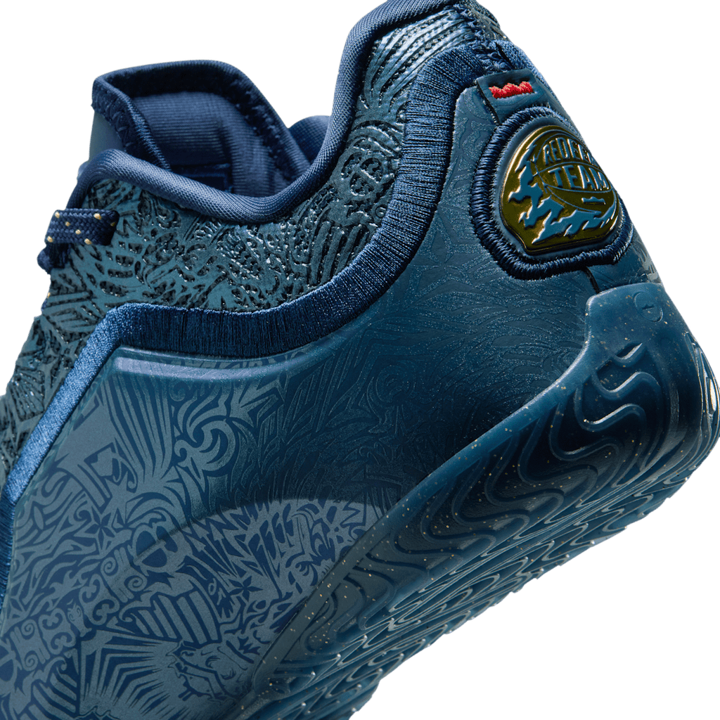 LeBron XXIII "Out For Redemption" Big Kids' Basketball Shoe - Midnight Navy/University Red/Metallic Gold - Image 8