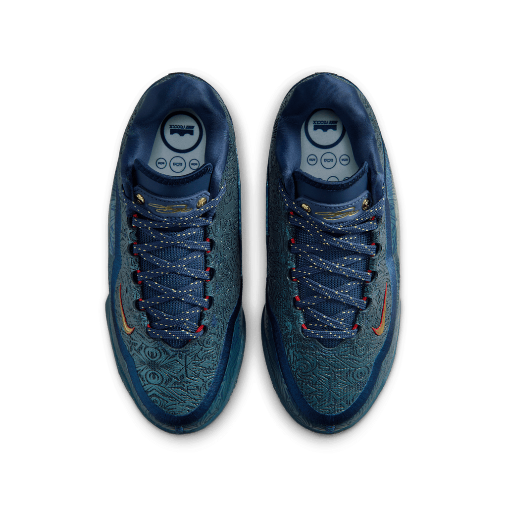 LeBron XXIII "Out For Redemption" Big Kids' Basketball Shoe - Midnight Navy/University Red/Metallic Gold - Image 4