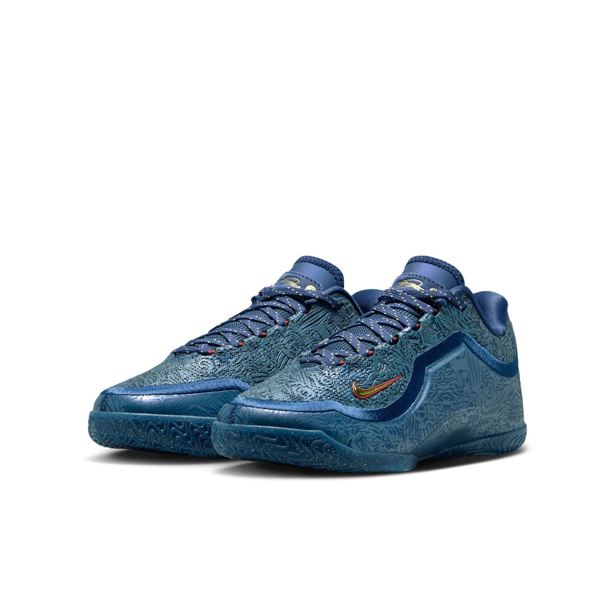 LeBron XXIII "Out For Redemption" Big Kids' Basketball Shoe - Midnight Navy/University Red/Metallic Gold - Image 5