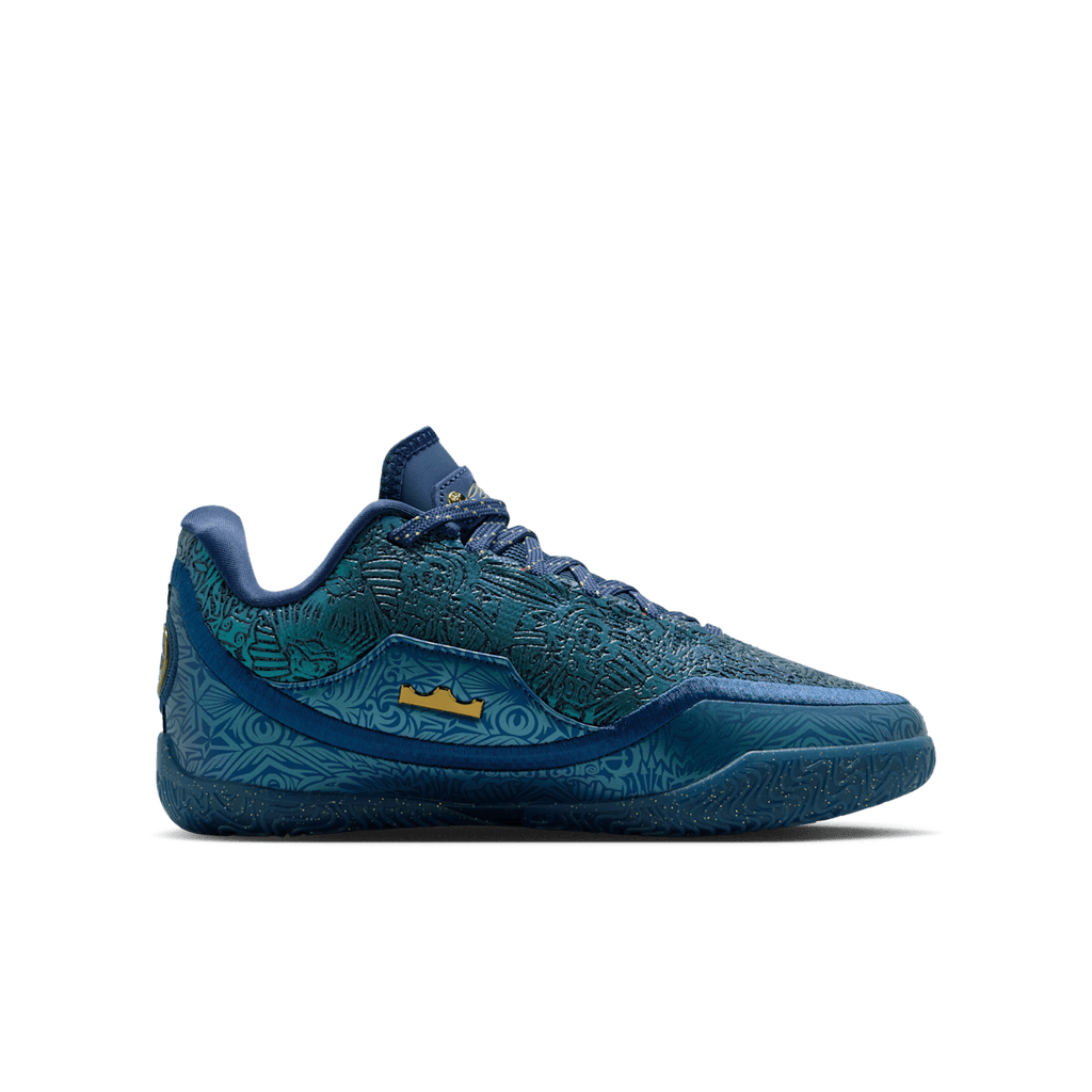 LeBron XXIII "Out For Redemption" Big Kids' Basketball Shoe - Midnight Navy/University Red/Metallic Gold - Image 3
