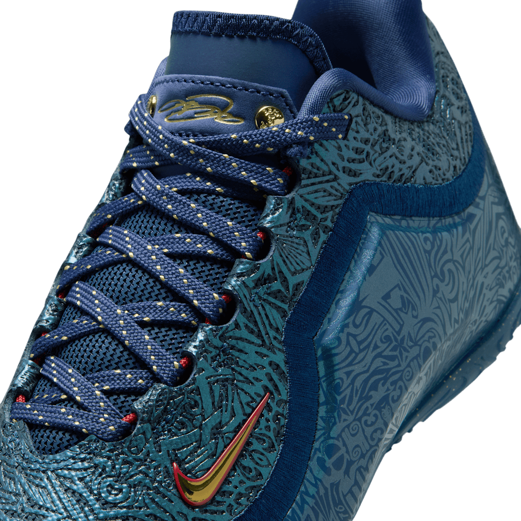 LeBron XXIII "Out For Redemption" Big Kids' Basketball Shoe - Midnight Navy/University Red/Metallic Gold - Image 7