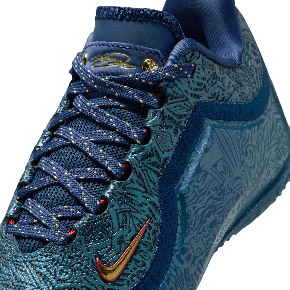 LeBron XXIII "Out For Redemption" Big Kids' Basketball Shoe - Midnight Navy/University Red/Metallic Gold - Image 7