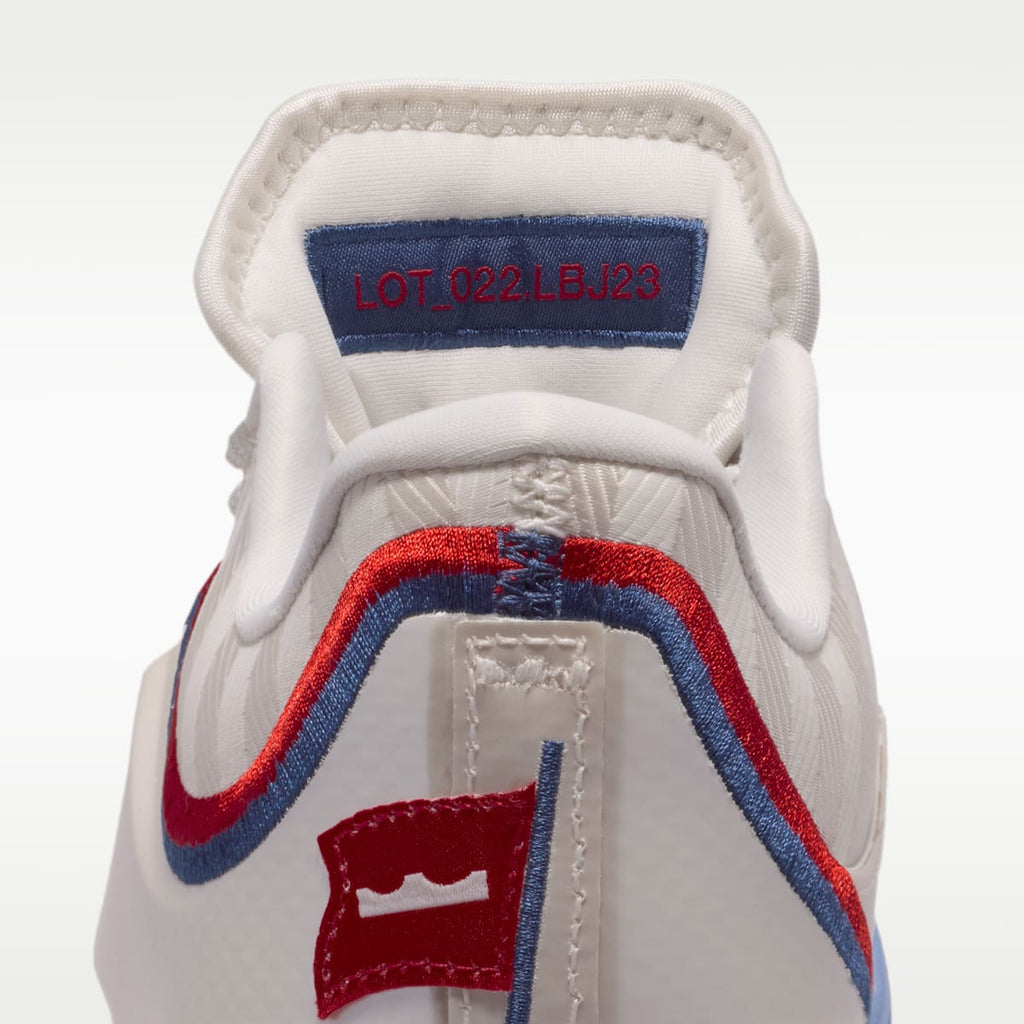 LeBron XXIII "Old Glory" Big Kids' Basketball Shoes - Pale Ivory/University Red/Midnight Navy/Metallic Gold - Image 9