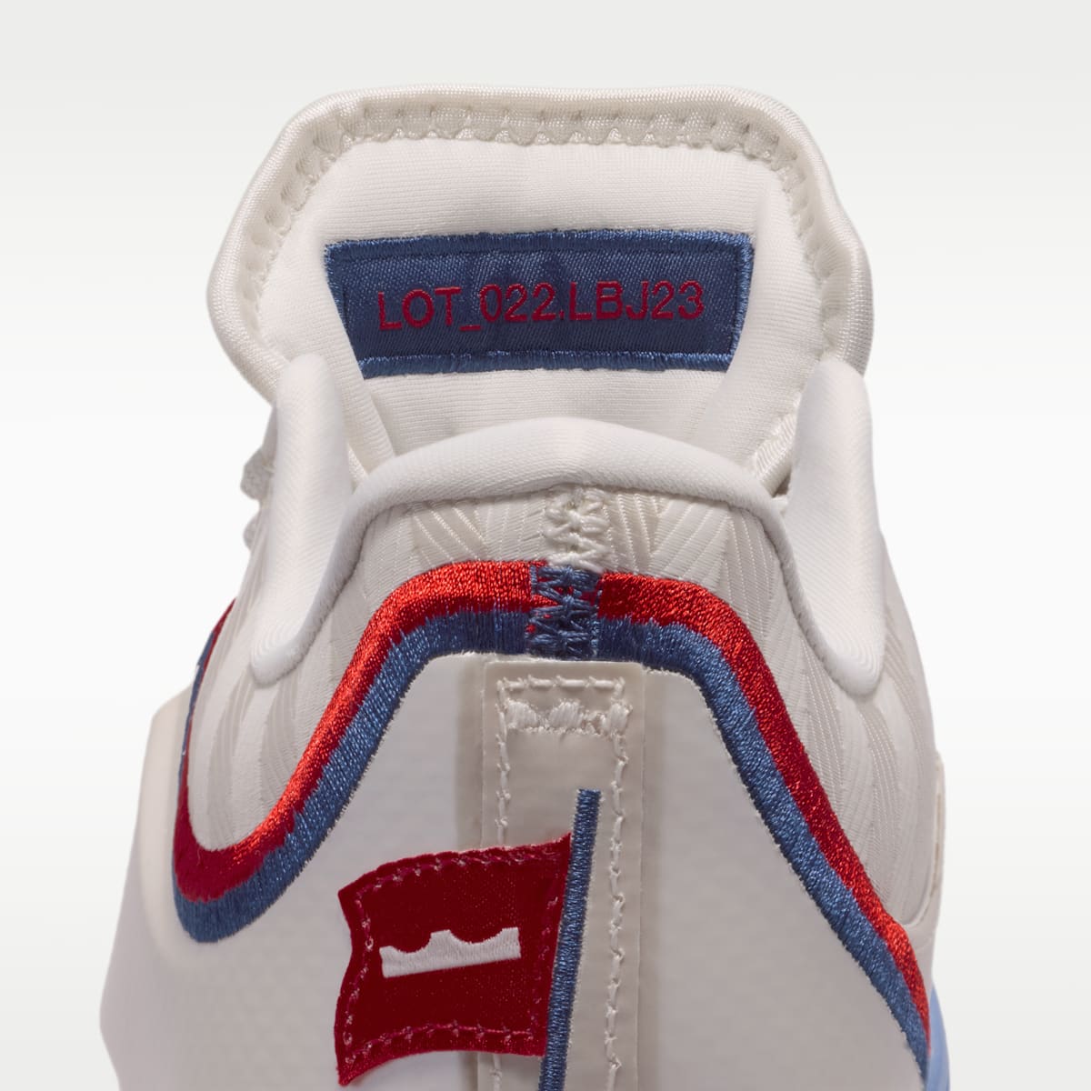 LeBron XXIII "Old Glory" Big Kids' Basketball Shoes - Pale Ivory/University Red/Midnight Navy/Metallic Gold - Image 9