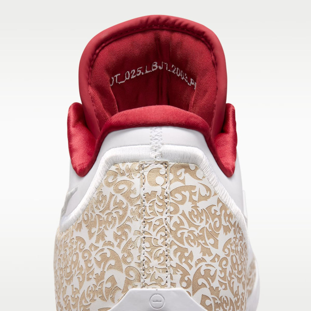 Women's LeBron XXIII Basketball Shoes - White/Team Red/Metallic Silver