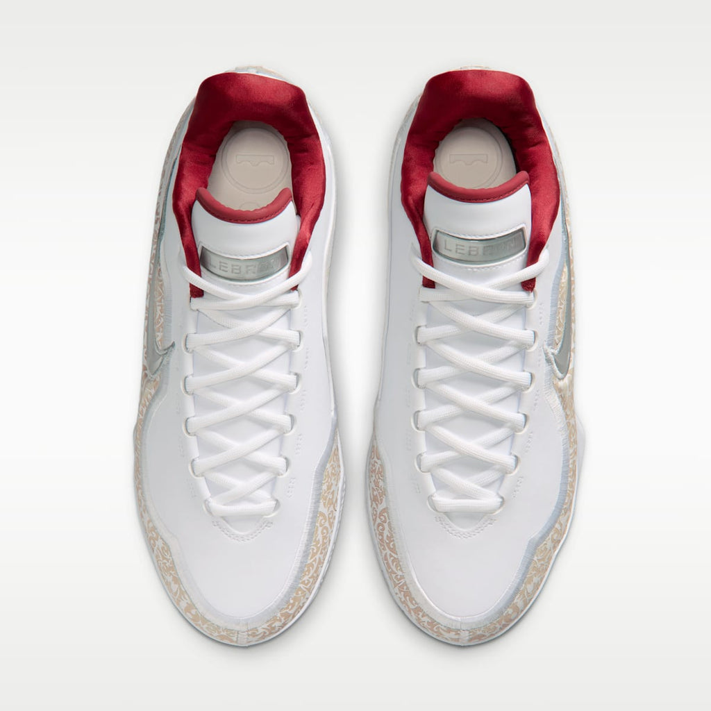 LeBron XXIII Basketball Shoes - White/Team Red/Metallic Silver - Image 4
