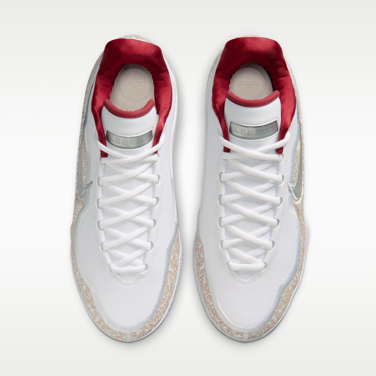 LeBron XXIII Basketball Shoes - White/Team Red/Metallic Silver - Image 4