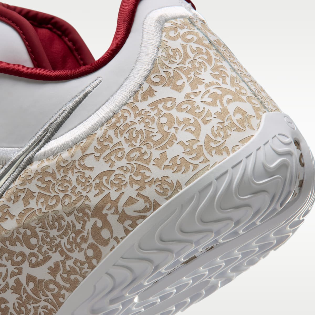 Women's LeBron XXIII Basketball Shoes - White/Team Red/Metallic Silver
