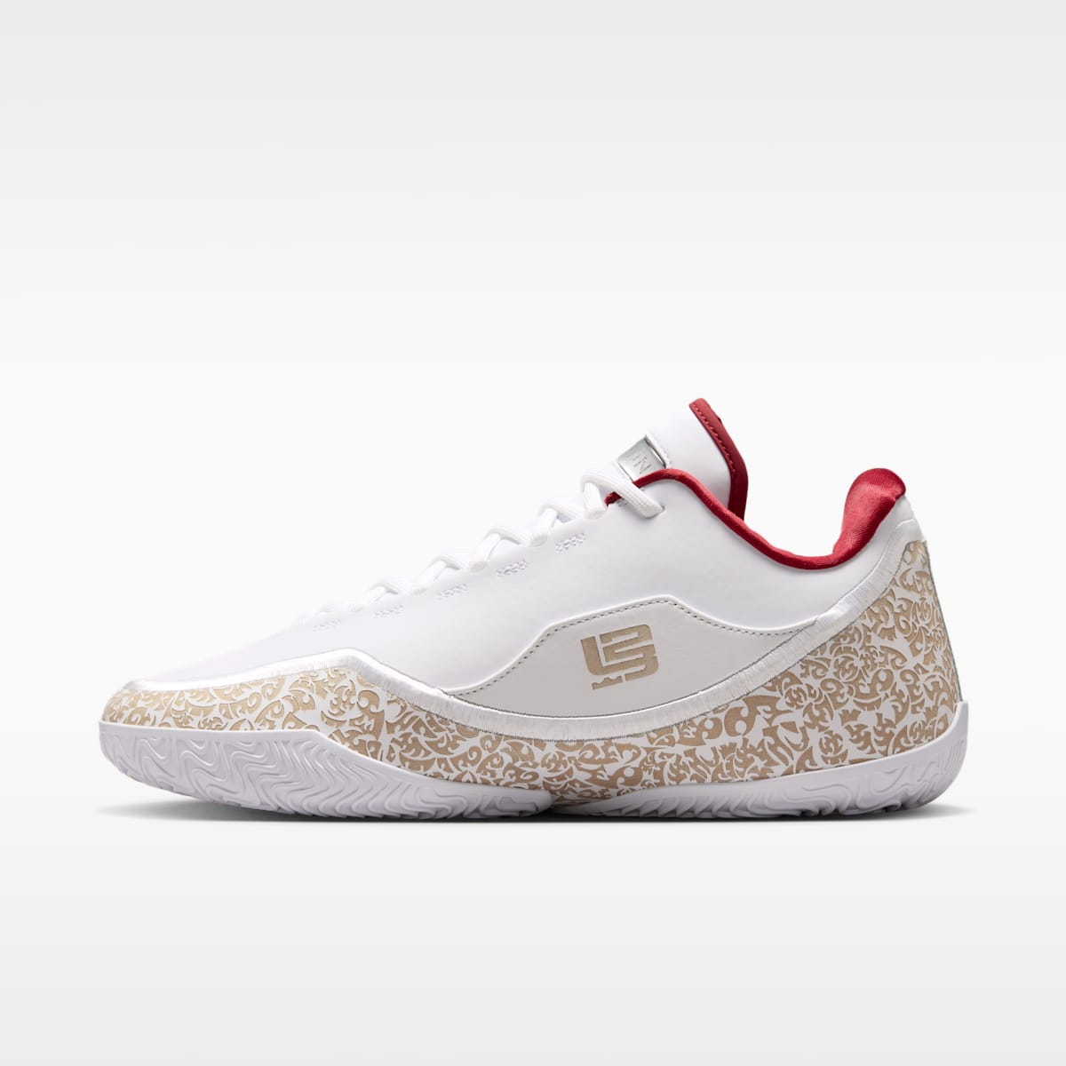 Women's LeBron XXIII Basketball Shoes - White/Team Red/Metallic Silver
