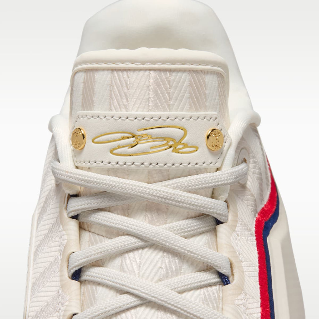 LeBron XXIII "Old Glory" Basketball Shoes - Pale Ivory/University Red/Midnight Navy/Metallic Gold - Image 9