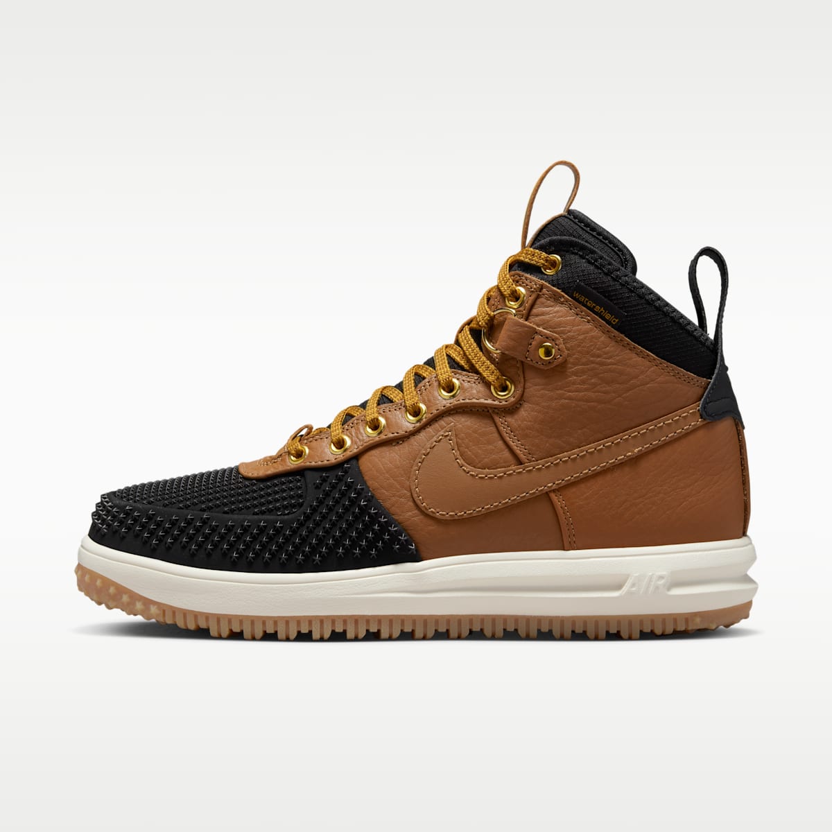 Nike Lunar Force 1 Men's Winterized Duckboot - Ale Brown/Black/Goldtone/Ale Brown - Image 1