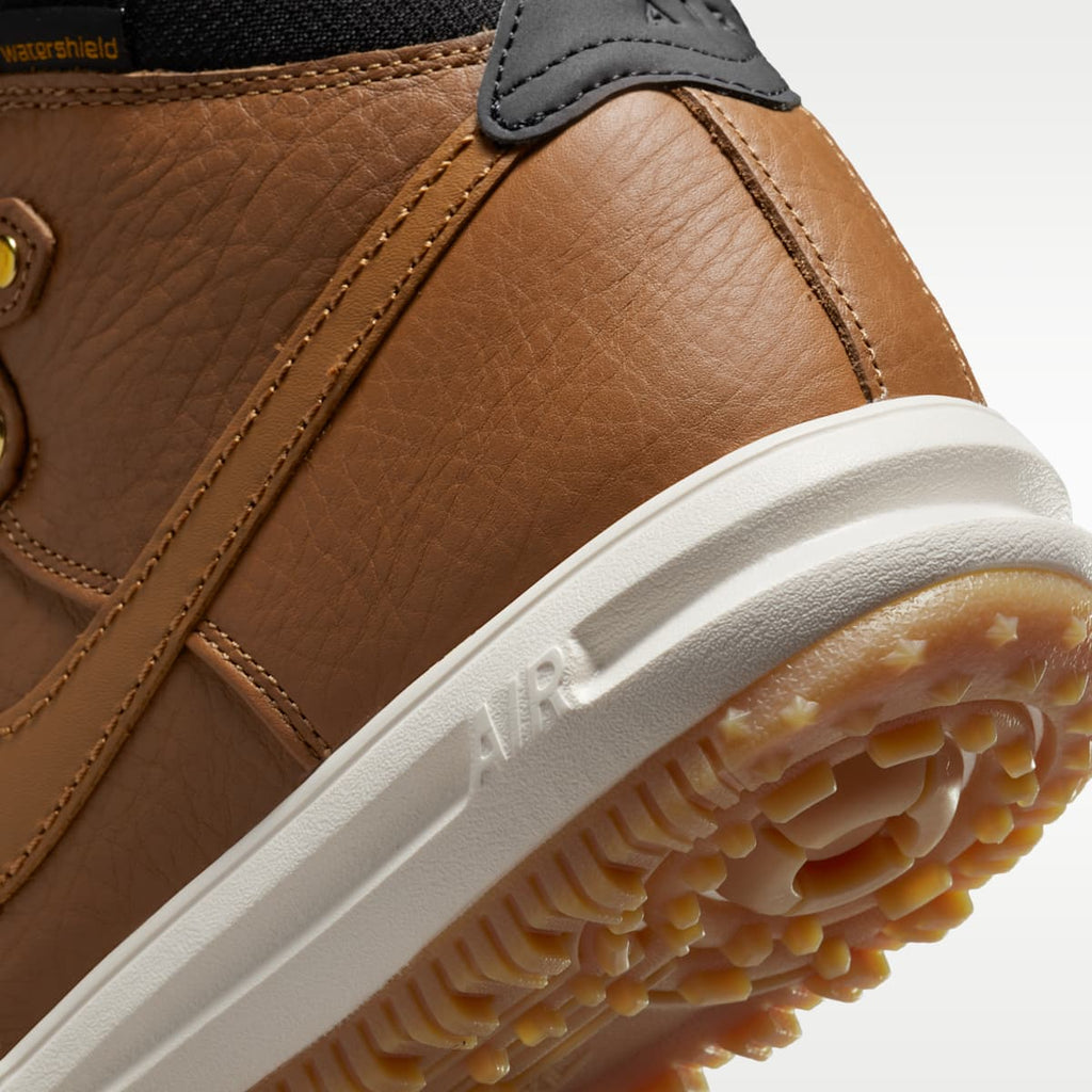Nike Lunar Force 1 Men's Winterized Duckboot - Ale Brown/Black/Goldtone/Ale Brown - Image 8