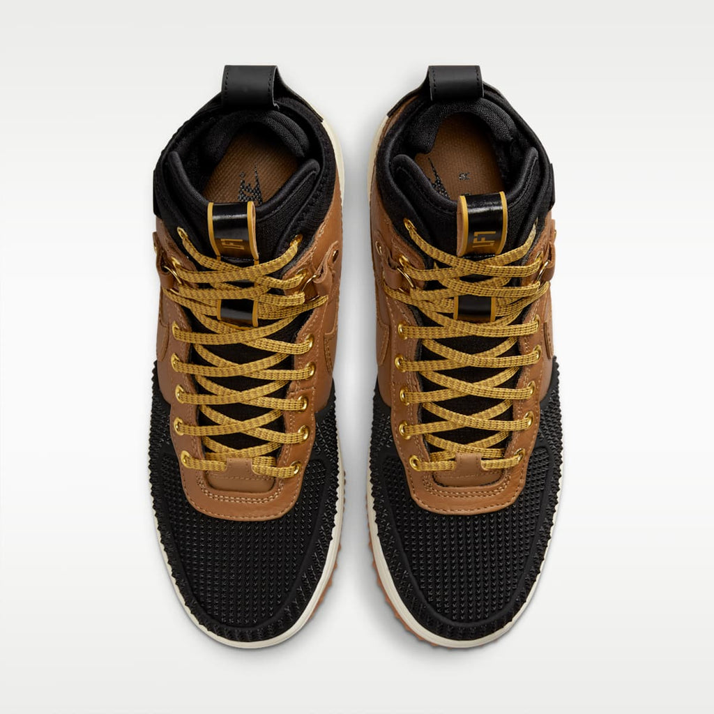 Nike Lunar Force 1 Men's Winterized Duckboot - Ale Brown/Black/Goldtone/Ale Brown - Image 4