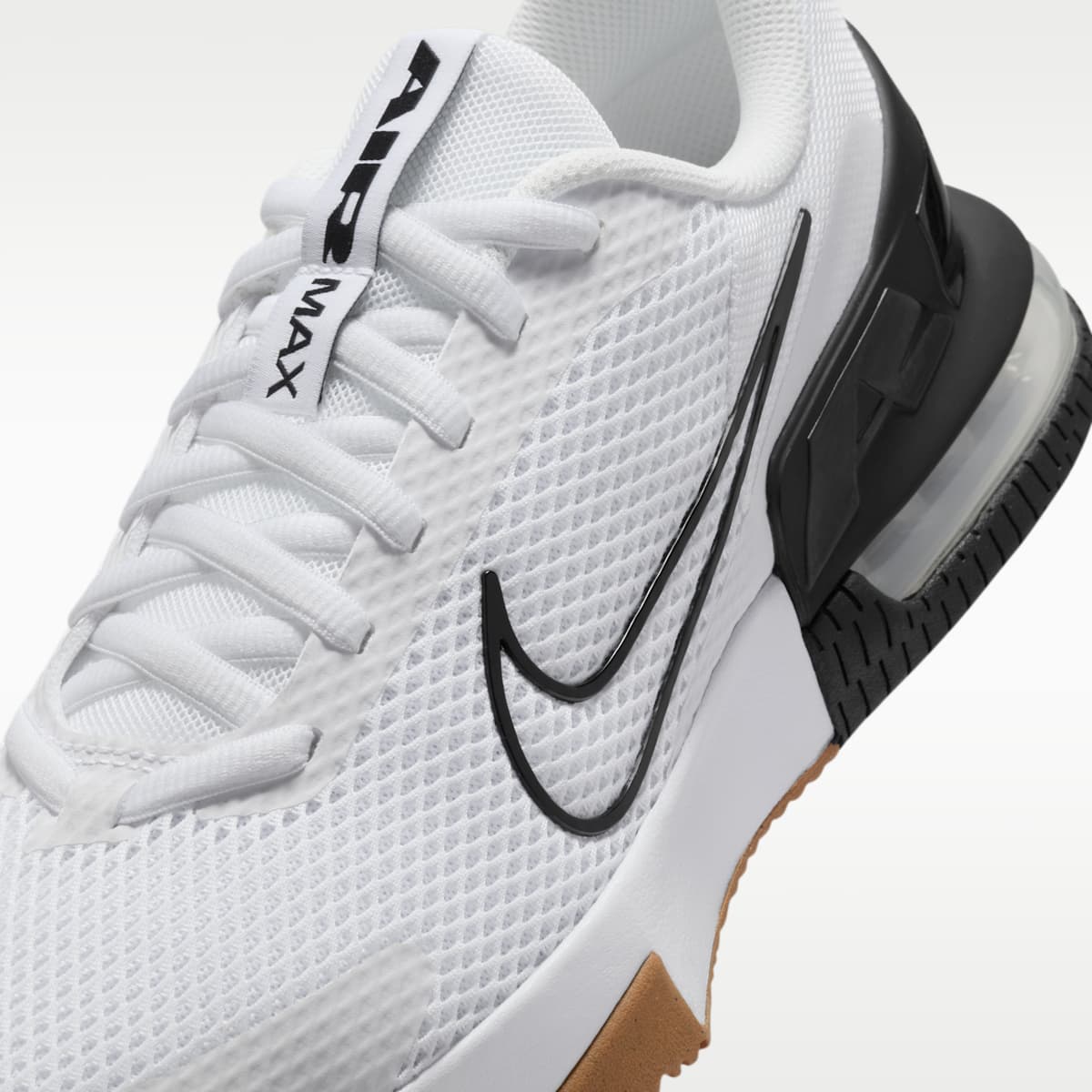 Nike Air Max Alpha Trainer 6 Men's Workout Shoes - White/Black/Gum Medium Brown/White - Image 7