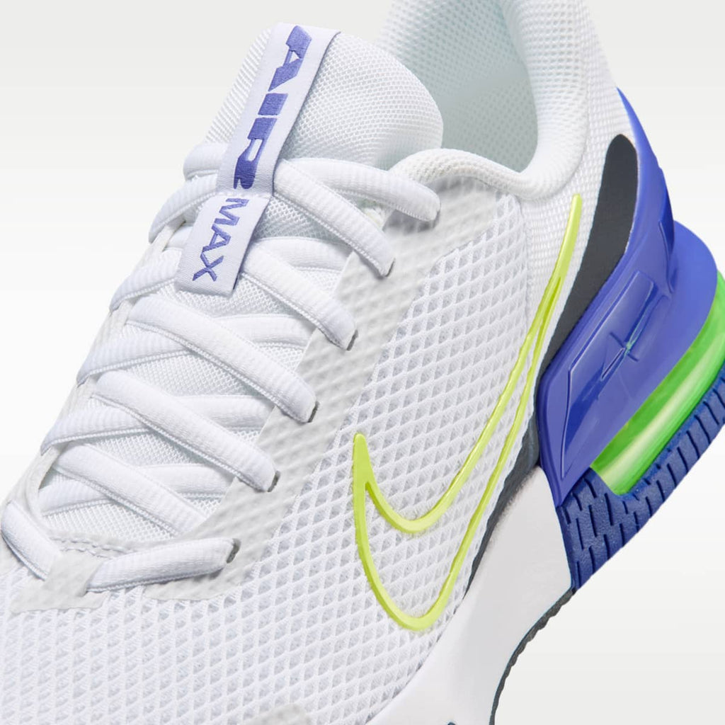 Nike Air Max Alpha Trainer 6 Men's Workout Shoes - White/Persian Violet/Obsidian/Light Lemon Twist - Image 7