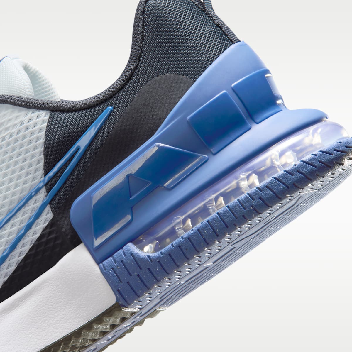 Nike Air Max Alpha Trainer 6 Men's Workout Shoes - Off White/Black/White/Indigo Storm - Image 8