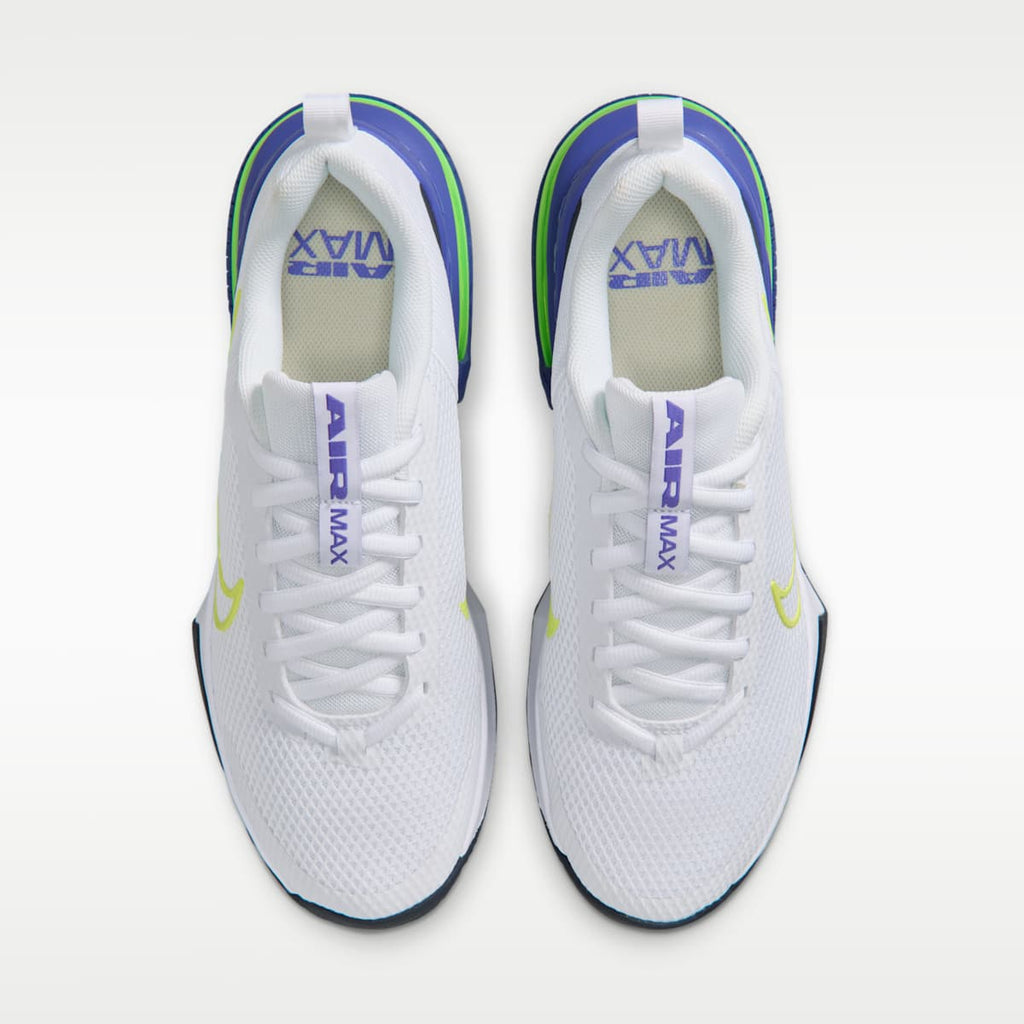 Nike Air Max Alpha Trainer 6 Men's Workout Shoes - White/Persian Violet/Obsidian/Light Lemon Twist - Image 4