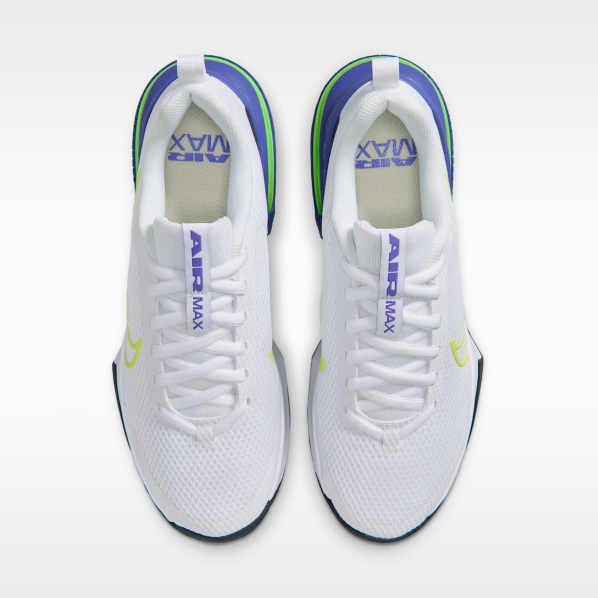 Nike Air Max Alpha Trainer 6 Men's Workout Shoes - White/Persian Violet/Obsidian/Light Lemon Twist - Image 4