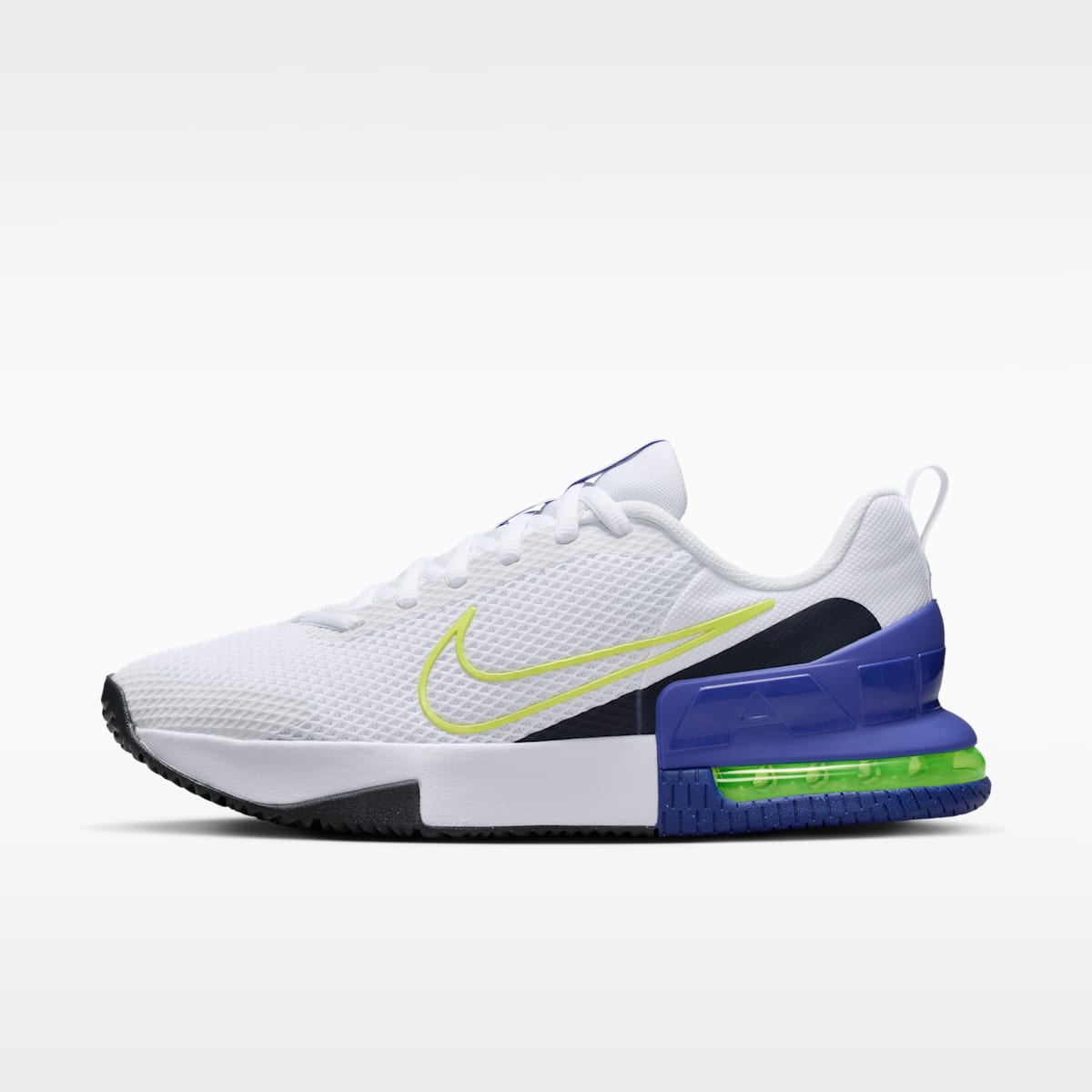 Nike Air Max Alpha Trainer 6 Men's Workout Shoes - White/Persian Violet/Obsidian/Light Lemon Twist - Image 1