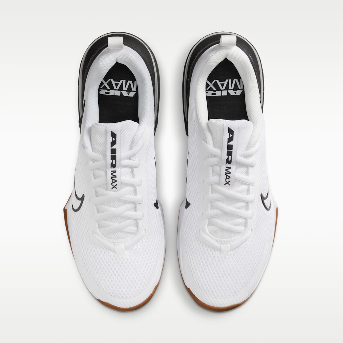 Nike Air Max Alpha Trainer 6 Men's Workout Shoes - White/Black/Gum Medium Brown/White - Image 4