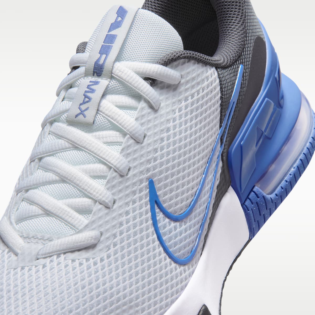 Nike Air Max Alpha Trainer 6 Men's Workout Shoes - Off White/Black/White/Indigo Storm - Image 7