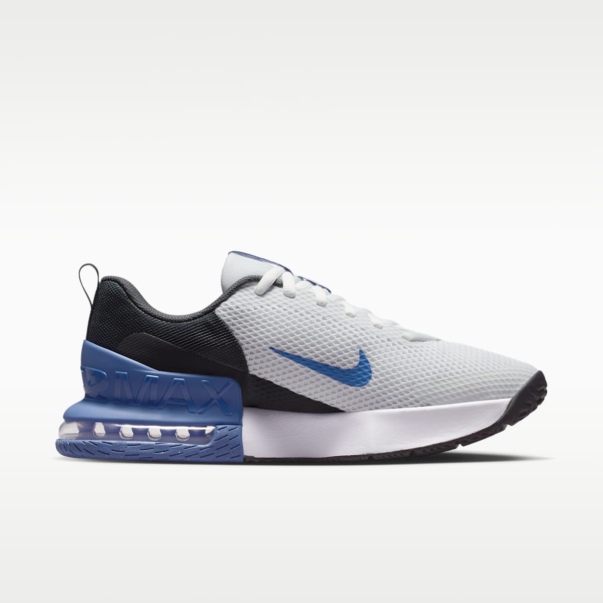 Nike Air Max Alpha Trainer 6 Men's Workout Shoes - Off White/Black/White/Indigo Storm - Image 3