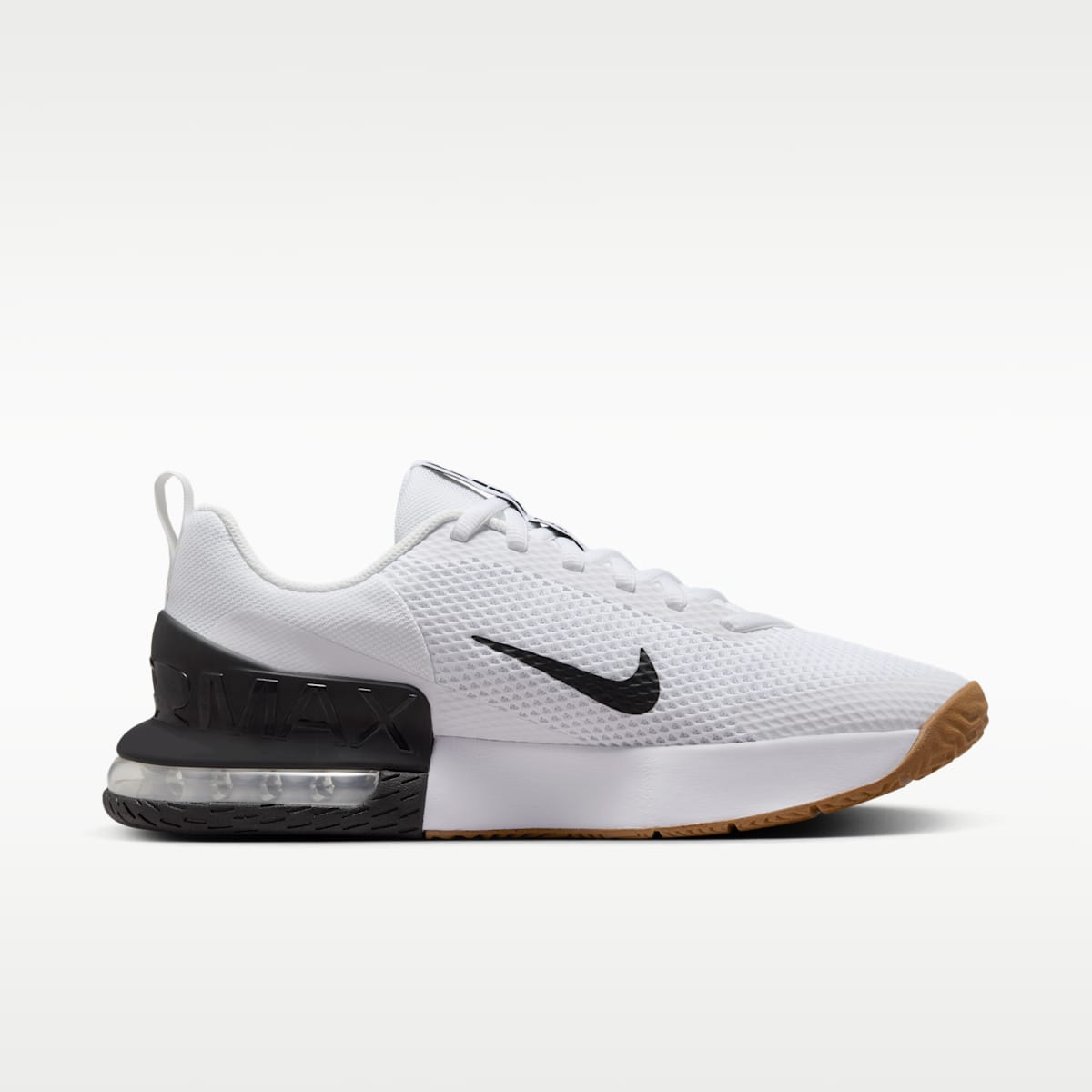 Nike Air Max Alpha Trainer 6 Men's Workout Shoes - White/Black/Gum Medium Brown/White - Image 3
