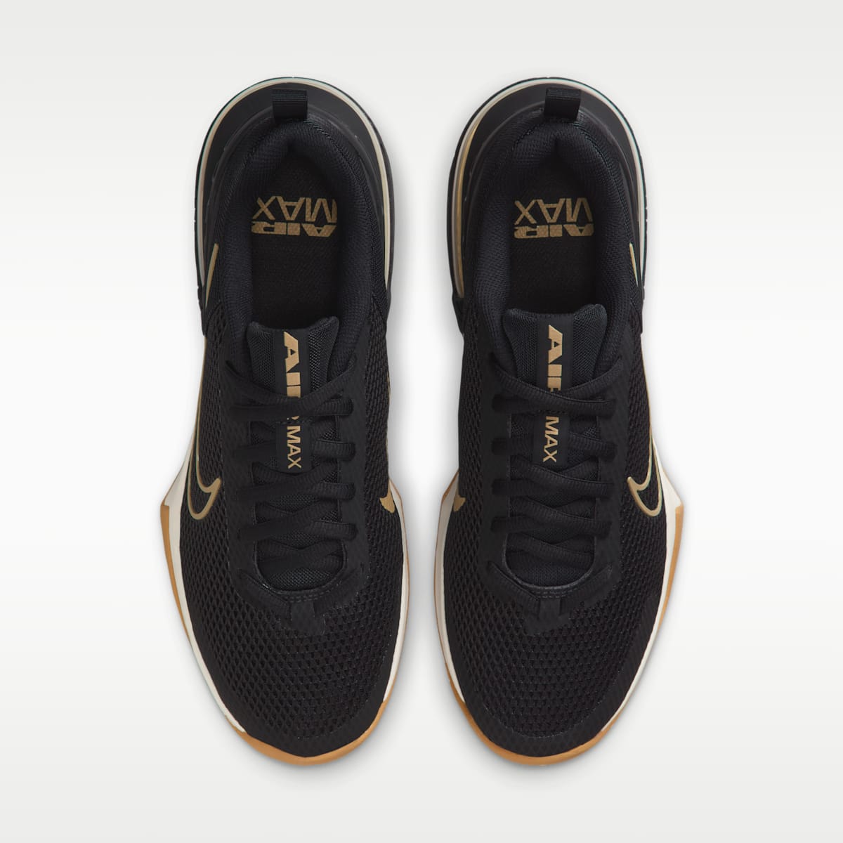 Nike Air Max Alpha Trainer 6 Men's Workout Shoes - Black/Sail/Gum Light Brown/Parachute Beige - Image 4