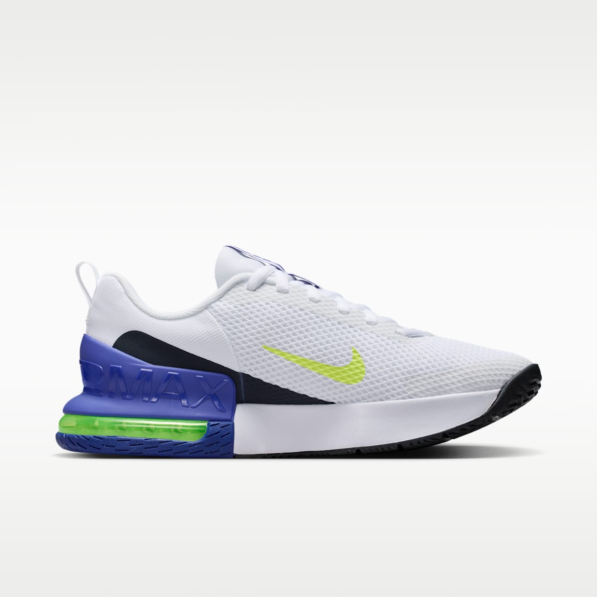 Nike Air Max Alpha Trainer 6 Men's Workout Shoes - White/Persian Violet/Obsidian/Light Lemon Twist - Image 3