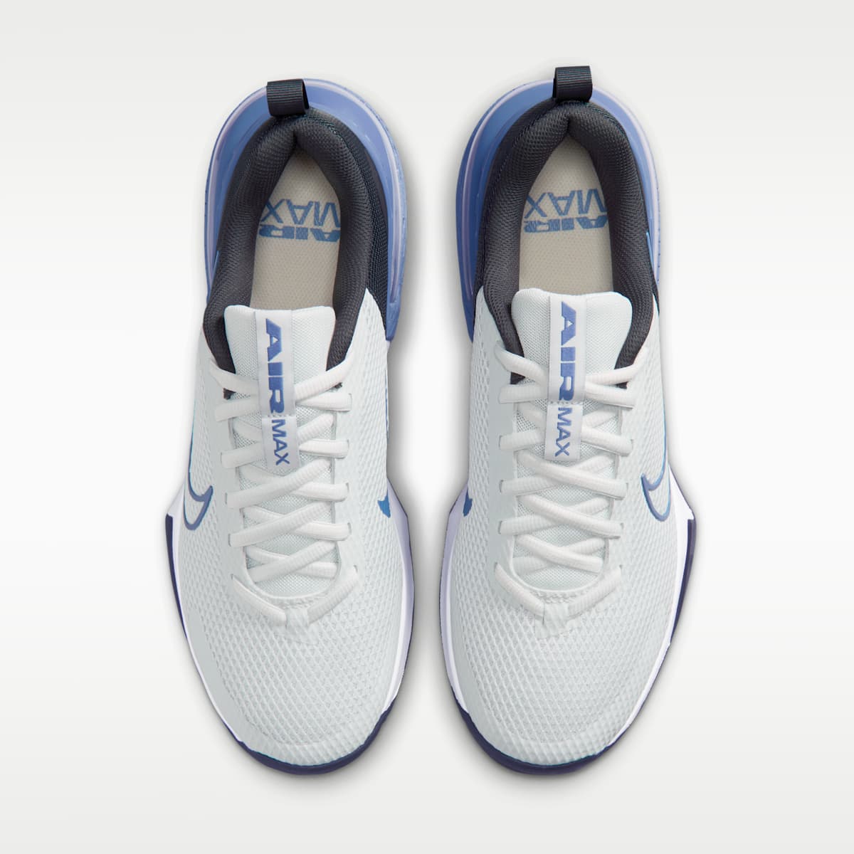 Nike Air Max Alpha Trainer 6 Men's Workout Shoes - Off White/Black/White/Indigo Storm - Image 4
