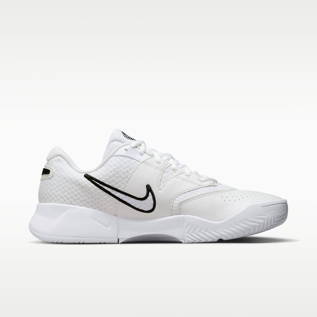 NikeCourt Lite 4 Men's Tennis Shoes - White/Summit White/Black - Image 3