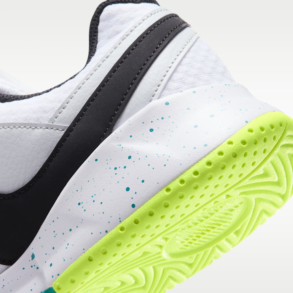 NikeCourt Lite 4 Men's Tennis Shoes - White/Volt/Energy/Black - Image 8