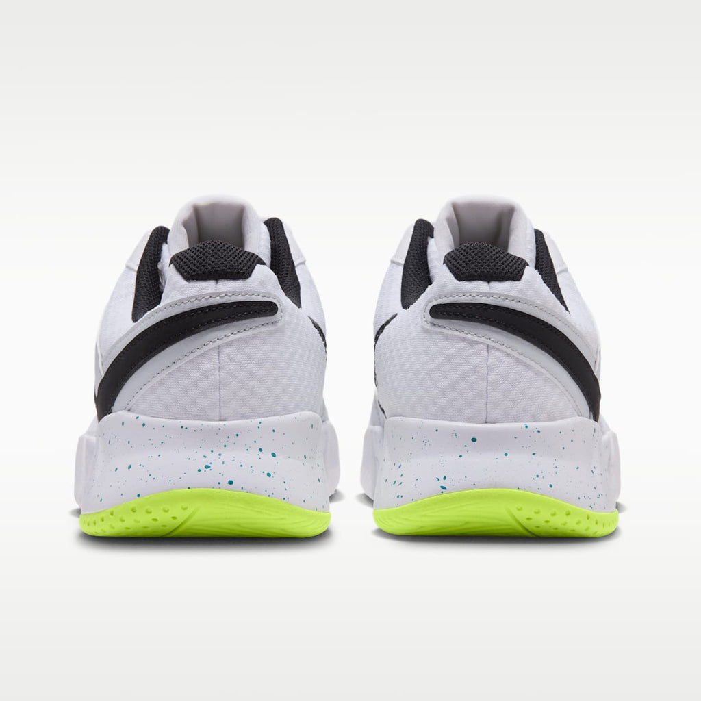 NikeCourt Lite 4 Men's Tennis Shoes - White/Volt/Energy/Black - Image 6