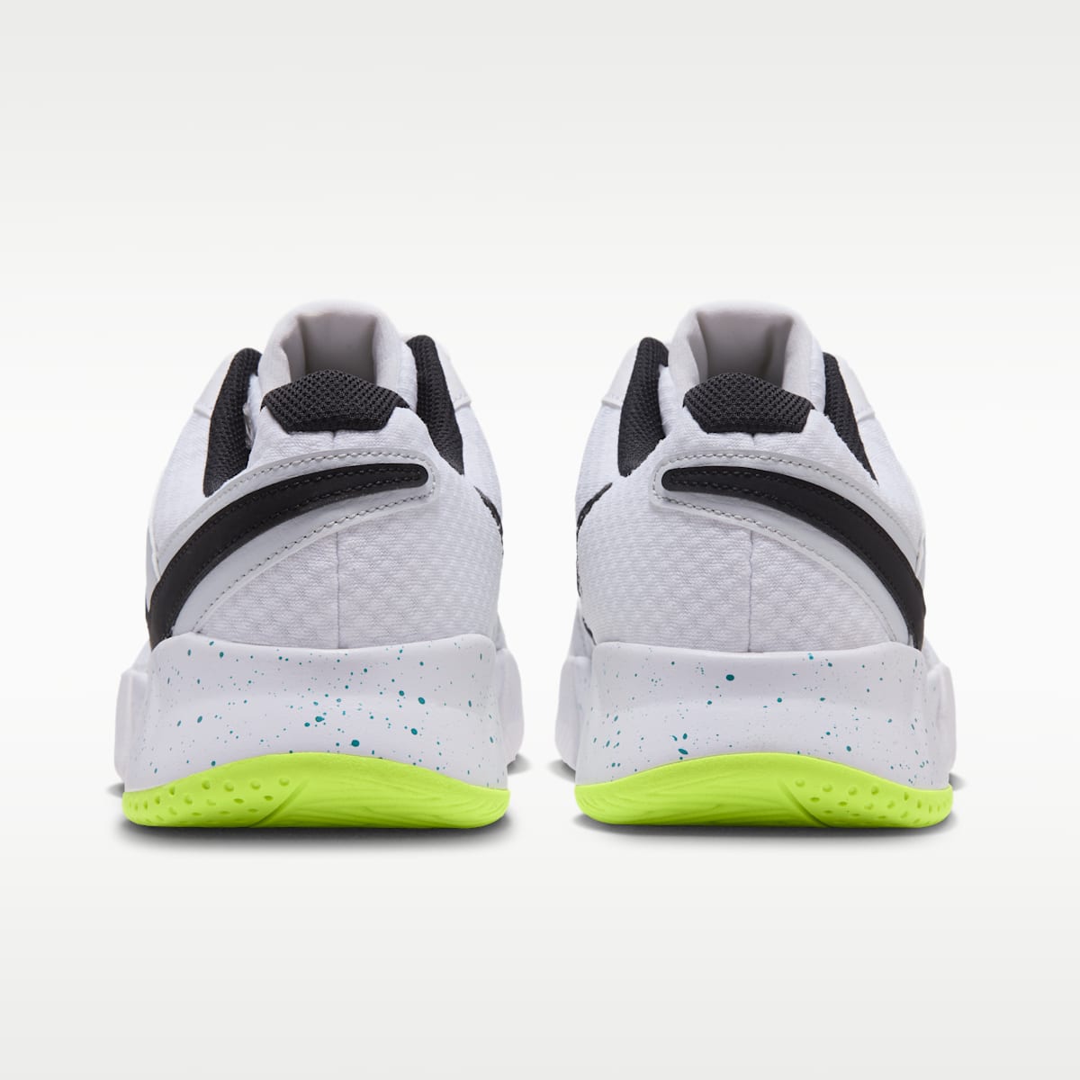 NikeCourt Lite 4 Men's Tennis Shoes - White/Volt/Energy/Black - Image 6