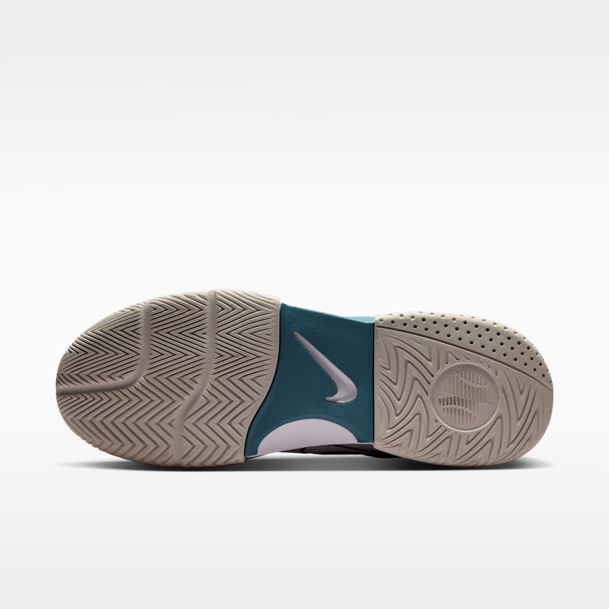 NikeCourt Lite 4 Men's Tennis Shoes - White/Light Bone/New Slate/Smokey Blue - Image 2