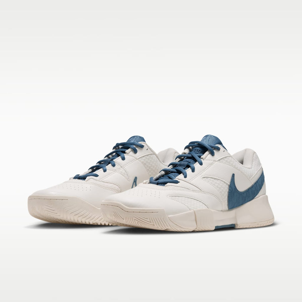 NikeCourt Lite 4 Men's Tennis Shoes - Sail/New Slate/Smokey Blue - Image 5