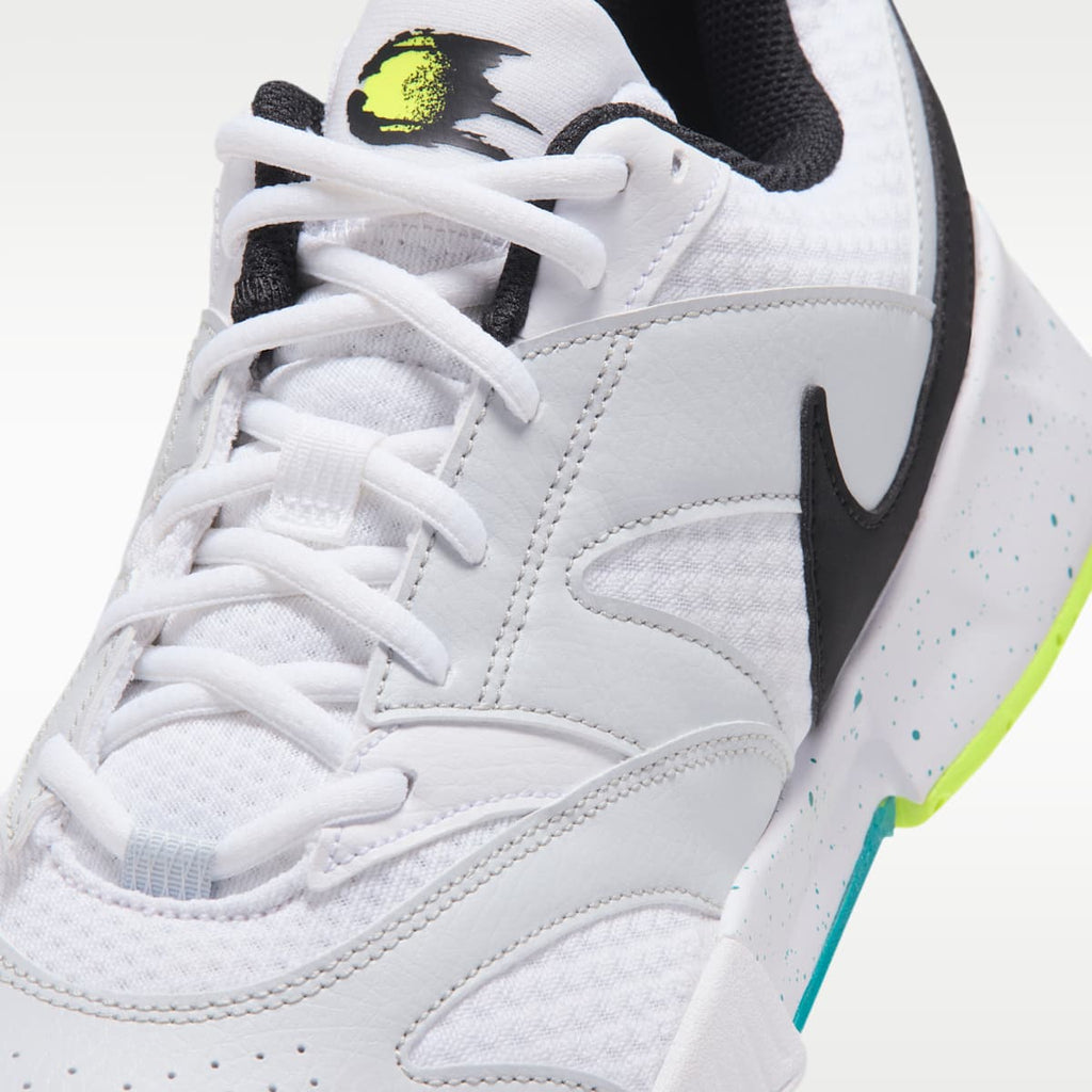 NikeCourt Lite 4 Men's Tennis Shoes - White/Volt/Energy/Black - Image 7