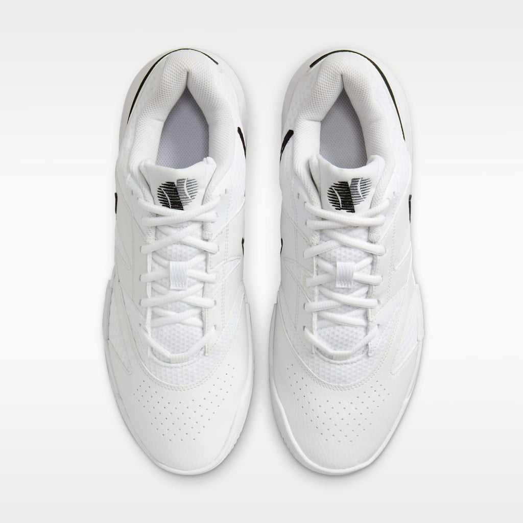 NikeCourt Lite 4 Men's Tennis Shoes - White/Summit White/Black - Image 4