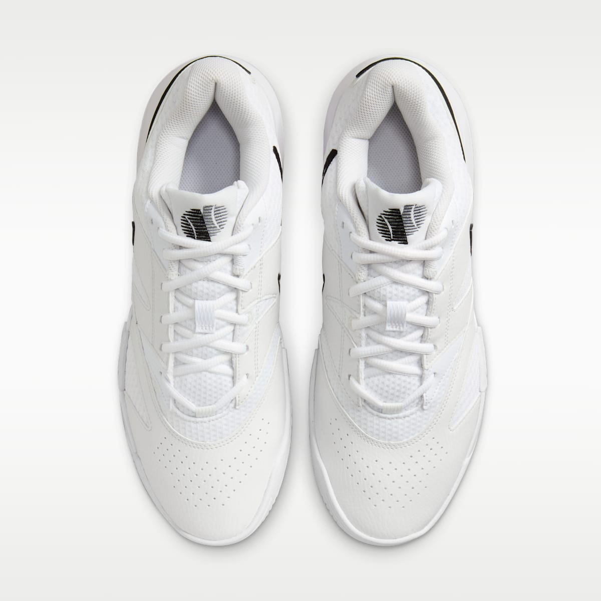 NikeCourt Lite 4 Men's Tennis Shoes - White/Summit White/Black - Image 4