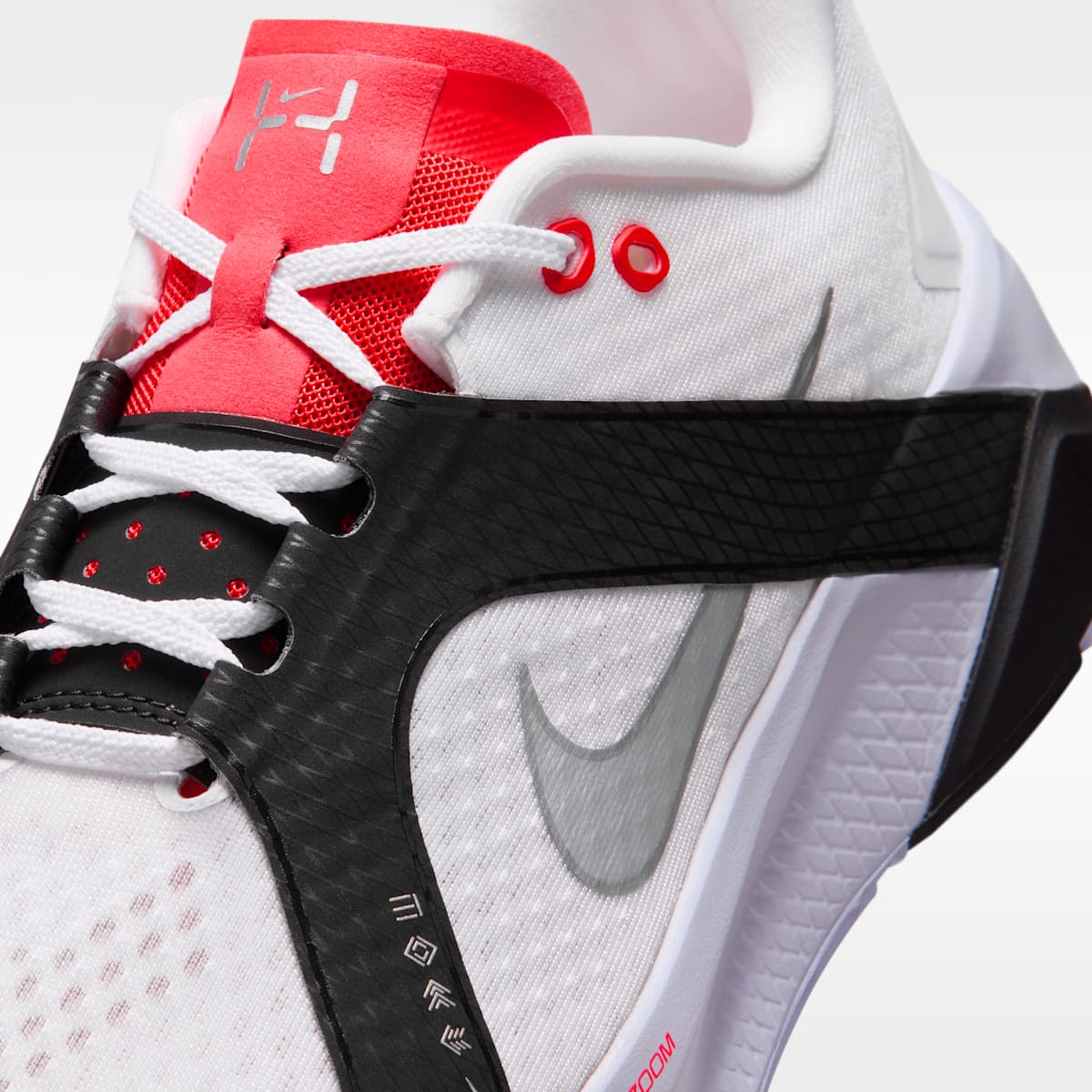 Nike Hybrid RN Men's Training Shoes - White/Black/Laser Crimson/Metallic Silver - Image 7