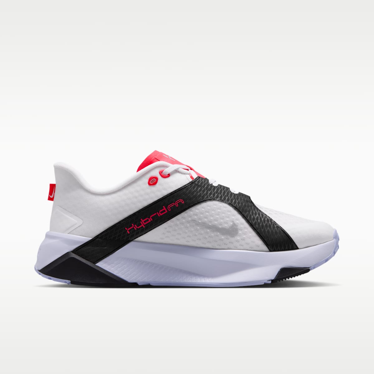 Nike Hybrid RN Men's Training Shoes - White/Black/Laser Crimson/Metallic Silver - Image 3