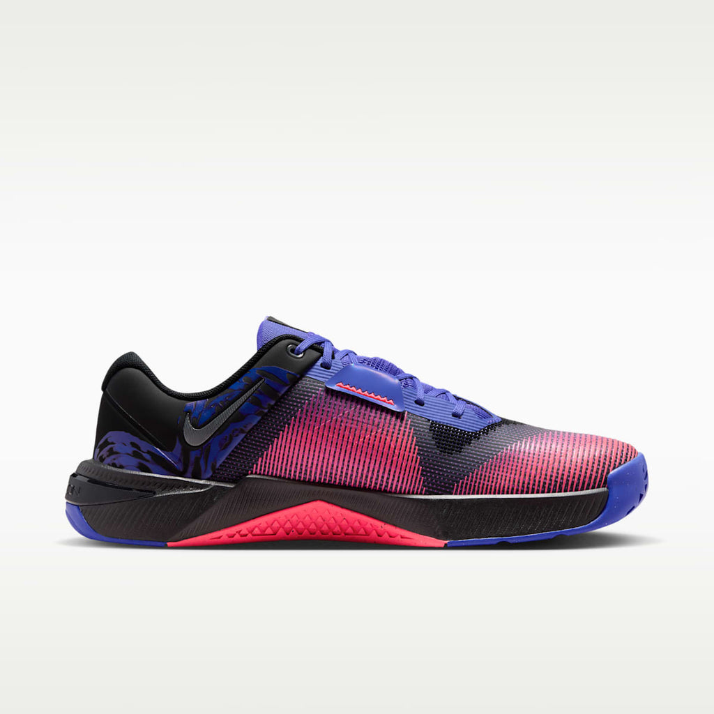 Nike Metcon 10 AMP Men's Training Shoes - Black/Hyper Punch/Metallic Platinum - Image 3